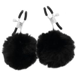 DARKNESS - NIPPLE CLAMPS WITH POM POMS 1